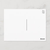 キュートパピードッグアイレダールテリア誕生日 ポストカード (裏面)