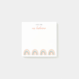 キュートパモダンステルボホレインボー先生 ポストイット