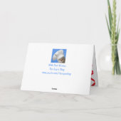 キュートパロットフェスト誕生日 カード (裏面)