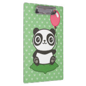 キュートパンダイラストレーション クリップボード (右)