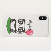 キュートパンダイラストレーション Case-Mate iPhoneケース (裏面(横))