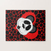 キュートパンダベアーラブハート ジグソーパズル (横)