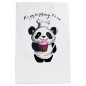 キュートパンダベア抱き枕 ミディアムペーパーバッグ (正面)