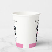 キュートパンダベア誕生日紙カップ 紙コップ (右)