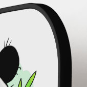 キュートパンダ名前をカスタムする ピックルボールラケット (左詳細)