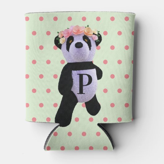 キュートパンダ子供の誕生日パーティークーラーボックス 缶クーラー (正面)