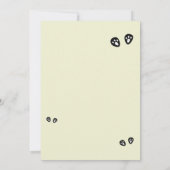 キュートパンダ誕生日招待状 招待状 (裏面)