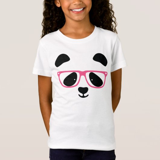 キュートパンダ顔誕生日 Tシャツ (正面)