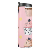 キュートパーソナライズされたなカップケーキ タンブラー (回転右)