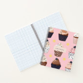 キュートパーソナライズされたなカップケーキ ノートブック (内部)