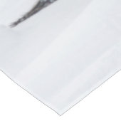 キュートパーソナライズされたなペッティングペンギンと雛 テーブルクロス (アングル)