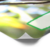 キュートパーソナライズされたなリスのユーモアのポスター ポスター (角)