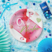 キュートパーソナライズされたな夏にメロンを作る ペーパープレート (パーティー)