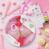 キュートパーソナライズされたな夏にメロンを作る ペーパープレート (パーティー)