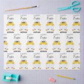 キュートパーソナライズされたイースターエッグ&シックハッピーイースター 薄葉紙 (クラフト)