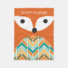 キュートパーソナライズされたキツネフリースブランケット フリースブランケット