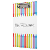 キュートパーソナライズされたクライアンズ先生新学期 クリップボード (左)