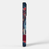 キュートパーソナライズされたクリスマスかわいいキツネドットマンダラ Case-Mate iPhoneケース (裏面 / 右)