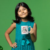 キュートパーソナライズされたクリスマスラビットマグ コーヒーマグカップ