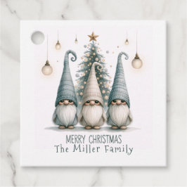 キュートパーソナライズされたクリスマス格言ファミリーホリデー フェイバータグ