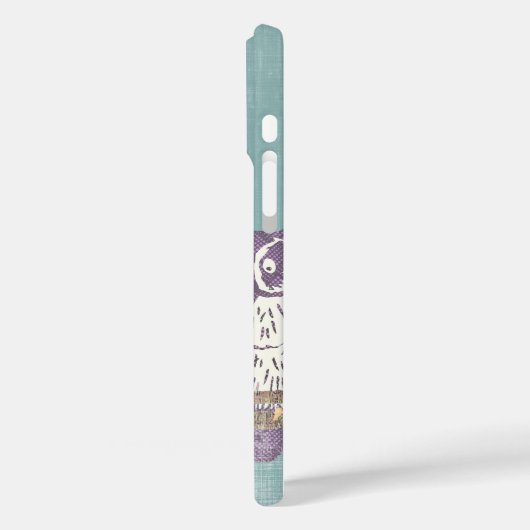 キュートパーソナライズされたフクロウモノグラム Case-Mate iPhoneケース (裏面 / 左)