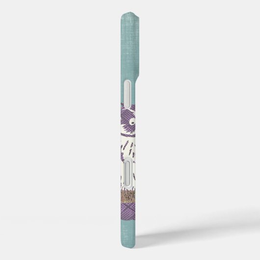 キュートパーソナライズされたフクロウモノグラム Case-Mate iPhoneケース (裏面 / 右)