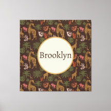 キュートパーソナライズされたブラウンサファリキリンフローラ