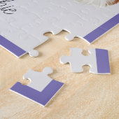 キュートパーソナライズされたボルゾイドグジグソーパズル ジグソーパズル (側面)