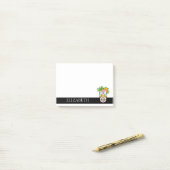 キュートパーソナライズされたメキシコ砂糖スカルハロウィンポー ポストイット (デスク上)