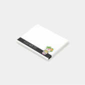 キュートパーソナライズされたメキシコ砂糖スカルハロウィンポー ポストイット (アングル)