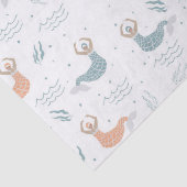 キュートパーソナライズされた踊りマーメイドイラストレーションシー 薄葉紙 (詳細)