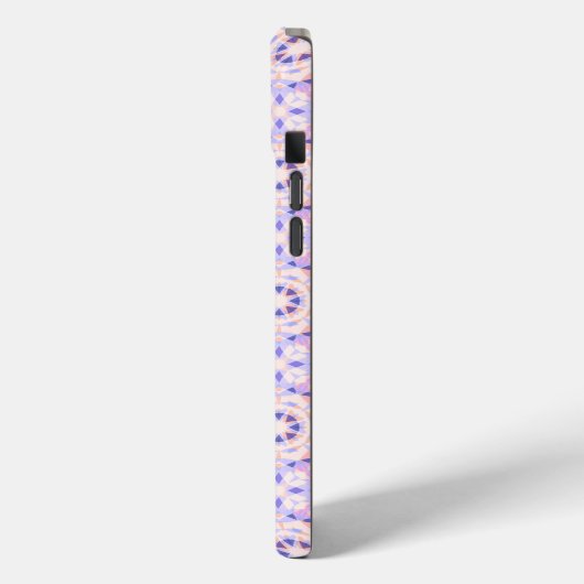 キュートパープルかわいらしピンクパステル魔法スターガールズ Case-Mate iPhoneケース (裏面 / 左)