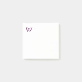 キュートパープルバタフライデザインポストイットノート ポストイット