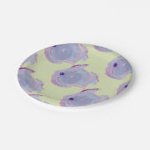 キュートパープルフィッシュ紙プレート ペーパープレート (アングル)