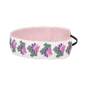 キュートパープルフラワーピンクバタフライドードルスタイル アスレチックヘッドバンド (右)