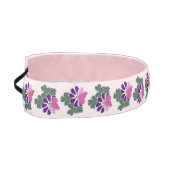 キュートパープルフラワーピンクバタフライドードルスタイル アスレチックヘッドバンド (左)