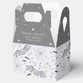 キュートパープルベビーこうもりハロウィーン フェイバーボックス (オープン)