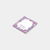 キュートパープル縁どフローラパステルボホカスタムデイジー ポストイット (アングル)