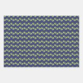 キュートパームビーチアリゲーター ラッピングペーパーシート (正面2)