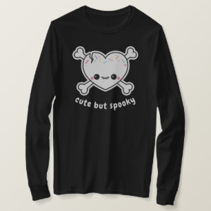 キュートパ不気味ステルグランジハートスカル Tシャツ