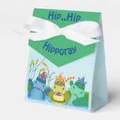 キュートヒッポサファリリバー誕生日 フェイバーボックス (正面サイド)