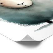 キュートヒツジプリント ポスター (角)