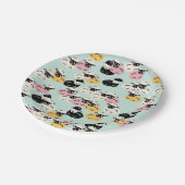 キュートヒツジ紙プレート ペーパープレート (アングル)