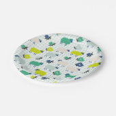 キュートヒツジ紙プレート ペーパープレート (アングル)