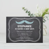 キュートヒュースティーシュボーイズベビーシャワー招待状 招待状 (スタンド正面)