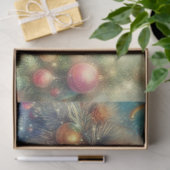 キュートビクトリアンなクリスマスと木の切り離し 薄葉紙 (ギフト)