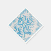 キュートビクトリアンスタイルヴィンテージエンジェルズナプキンス スタンダードカクテルナプキン (角)