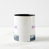 キュートビクトリアンマンドリーム信じ引用文 ツートーンマグカップ (中央)