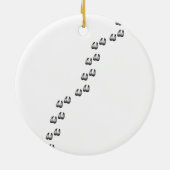 キュートビリーヤギとボウタイオーナメント セラミックオーナメント (裏面)