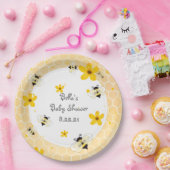 キュートビーをテーマにしたパーティー紙プレート ペーパープレート (パーティー)